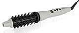 Calista Tools Pro Grip Digital Temp Control Ionic Round Hot Brush with Bag, Grey, 1.5-Inch