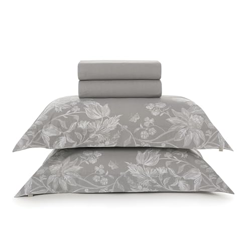 Jogo de Lençol Queen Karsten Percal 200 fios 100% Algodão Estampado com Virol 4 peças (Morgan)