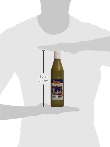 Jovi - Vloeibare temperaverf, Fles 500ml, Kleur Goud, Verf op basis van natuurlijke ingrediënten, Makkelijk te wassen… - Image 6