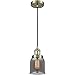 Innovations 201C-AB-G53-LED 1 Light Vintage Dimmable LED Mini Pendant, Antique Brass