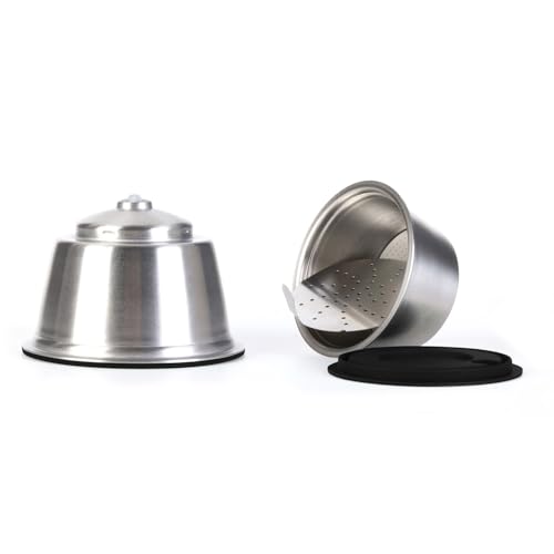 COOK CONCEPT Capsule Réutilisable Compatible Dolce Gusto et Nespresso Noir