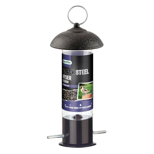 Gardman Black Steel Nyjer Seed Bird Feeder
