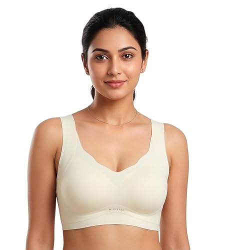 Image of Jalodari Women's Padded Sports Bra | Full Back Coverage Push Up Gym Bra | Slip-On Fitness Workout Yoga Bralette | Wirefree Breast Uplift Tank Top Innerwear