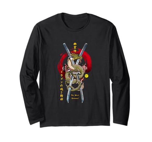 Dragon Samurai Warrior Aesthetics o Samurai Harajuku fashion aesthetics è uno streetwear asiatico cultura pop giapponese in abbigliamento artistico retrò giapponese o Ghost Samurai Trendy Graphic and Aesthetic Japanese Retro Samurai in stile retrò Harajuku