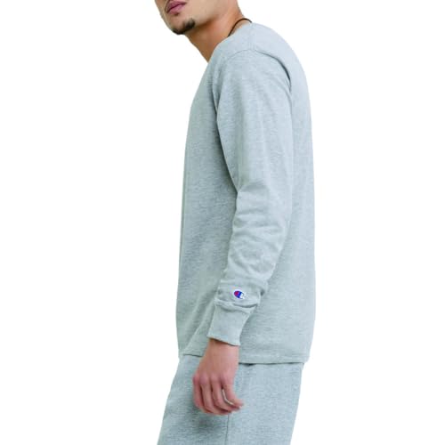 Image of Champion Men's Long Sleeve T-shirt, Classic T-shirt for Men (Reg. Or Big & Tall)
