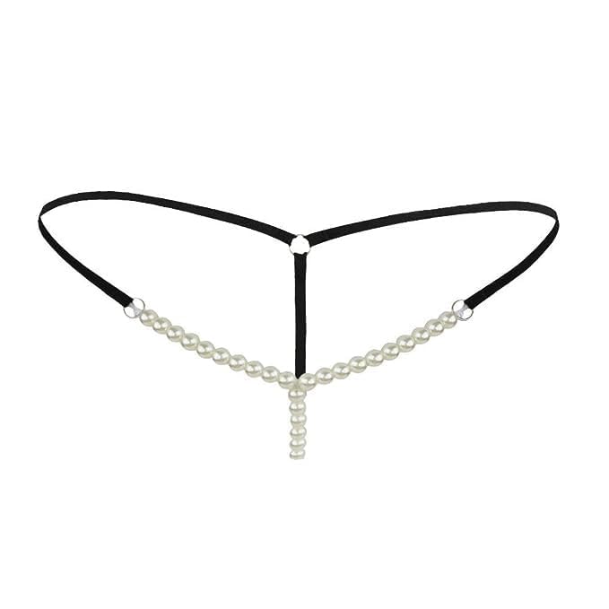 daddy come Pearl Beaded G-String Thong Underwear with Elastic Straps-picture-13