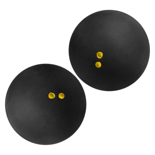 BESPORTBLE 2pcs Professional Squash Balls High Elasticity Racket Balls for Competition