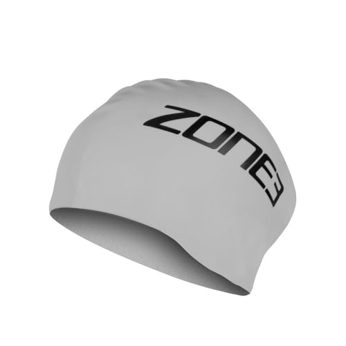 ZONE3 Large Silicone Swim Cap - Designed For Long Hair Anti-tear Comfortable 48g
