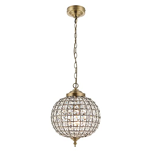 Pendentif de plafond Tanaro Endon EH-TANARO-AB en laiton antique