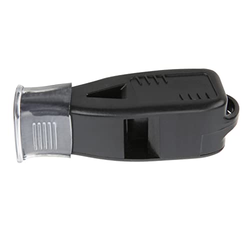 Silbato deportivo negro portátil y liviano miniatura 2