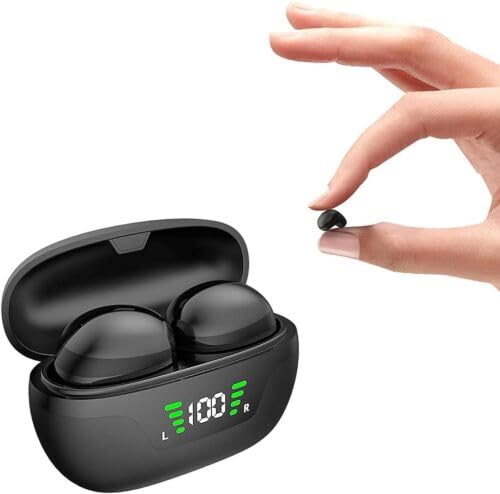 Cmeilau 2024 Nuevos Mini audífonos Invisibles inalámbricos Bluetooth Ocultos IPX5, estéreo con...