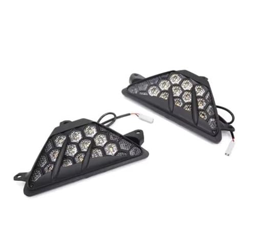 ZSHYTWE Faros Delanteros Moto para Kawasaki para Ninja 400 para Ninja 650 1000 para ZX6R para ZX-6R 2013-2023 Intermitentes Lámpara LED Motocicleta Luz Intermitente Faro Conjunto Faro