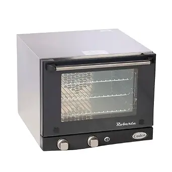 Cadco OV-003 Quarter-Size Commercial Convection Oven, 3 Pan, 120V