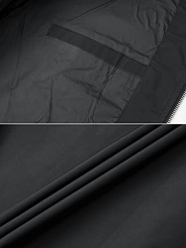 TACVASEN Men's Lightweight Casual Jacket for Spring and Fall, Thin Zip-Up Jacket with Pockets