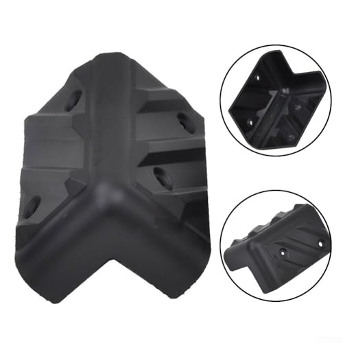 8pcs Lautsprecher Eckschutz, Eckenschutz für Lautsprecher aus Polypropylen, 8-teiliges Set für erhöhte Kantensicherheit, Schwarz Protektoren Eckenschutz, für Schrank Musikgeräte Boxen Gehäuse