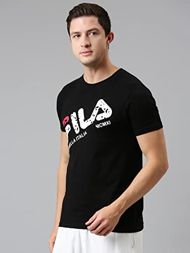 Image of FILA Men's Solid Straight T-Shirt