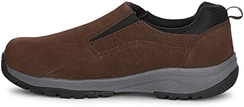 Nevados Men's Butte Hiking Shoes Laceless Suede Water Resistant Boots for Walking, Hiking, Work - Slip Resistant Shoes for Men, Durable, Long-Lasting | Image 1