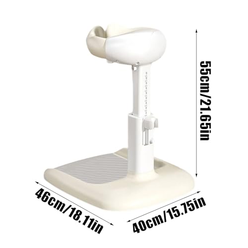 幼児用シャワースタンド,ベビー用スタンディングシャワーホルダー 6〜36ヶ月向け | 浴室用 滑り止め設計 ユニバーサルベースサポート