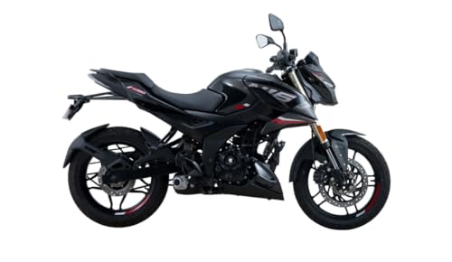 Image of Bajaj Pulsar N160 Twin Disc Single Channel Single Seat Motorcycle /Motorbike - Ebony Blck - Ex-Showroom