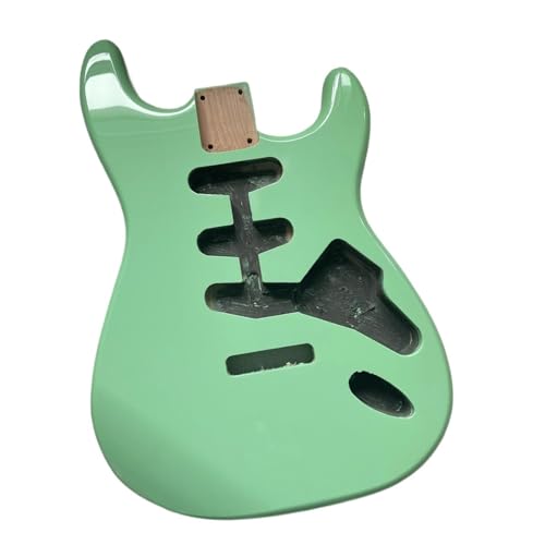 ギターキット 初心者向け大人向けSTエレキギター本体交換パーツDIYアクセサリー(Light green)