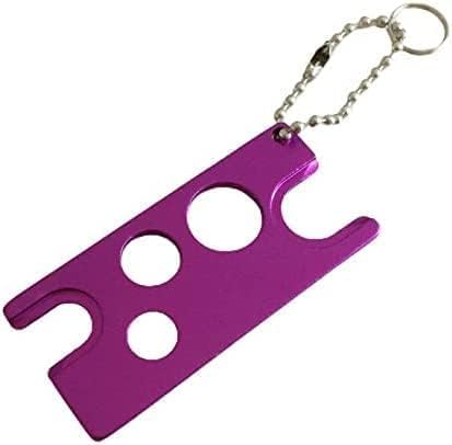 Décapsuleur d'orifice en métal violet pour huile essentielle et décapsuleur 123456r pour boules et bouchons, tire-bouchons et ouvre-bouteilles, outils de bar et verres