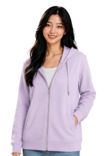 Image of ADBUCKS Women's Cotton Winter Jacket Sweatshirts Casual Drawstring Clothes Zip Up Hoodie With Front Pocket Ii Womens Hoodies Ii Womens Jacket Ii Winter Sweater Hoodie For Women & Girls