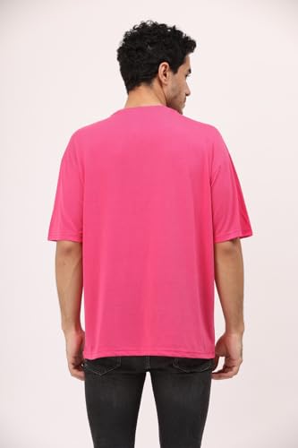 Image of LEOTUDE Men's Oversize Graphic Printed Combo Pack of 3 T-Shirt | Round Neck Half Sleeve T-Shirt for Men's (Combo : Pack of 3)