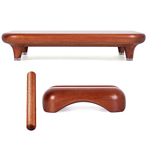 Juego de 3 tablas de cortar de madera con soporte de almacenamiento, tabla de cortar para lavar a mano para carne, verduras y frutas, patas antideslizantes para preparación de cocina