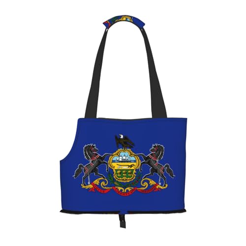 Sac de transport pour petit chien et chat édition drapeau Pennsylvanie
