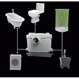 Broyeur wc adaptable silencieux 550 watts, Broyeur sanitaire BSF 550 UP salle de bain WC, Trappe de maintenance rapide, marque Française BSF