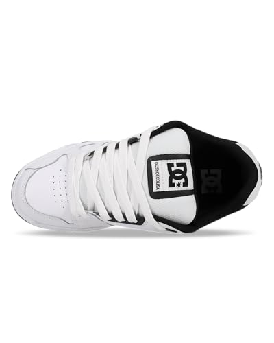 Image of DC Men's Stag Skate Shoe, White /Black, 9