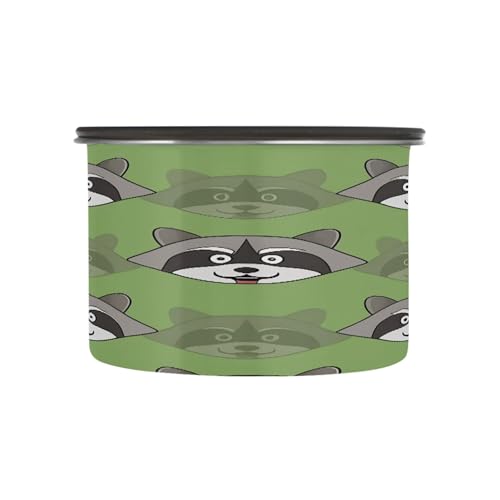 Envase de café hermético Kigai Raccoon 17 oz acero inoxidable