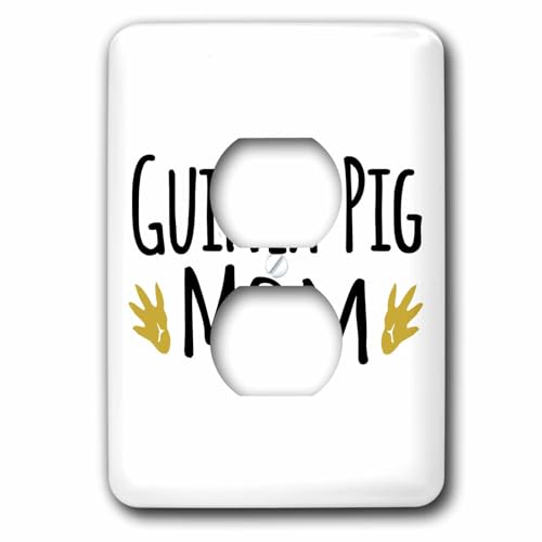 Maman cochon d'Inde déco pour 2 prises de courant dans la chambre d'enfant et salon