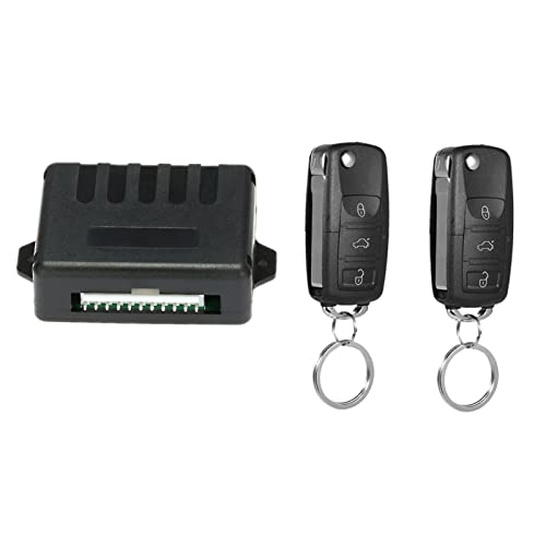 VISLONE Zentralverriegelung Universal Auto Türschloss Schlüssel Entry System Remote Central Control Locking Kit with Trunk Release Button