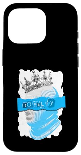 Blue The Crown Never Slips ブルーグラフィック スマホケース iPhone 16 Pro 用