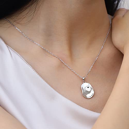 Cowboy Jewelry Urn Necklaces for Ashes - 925 Sterling Silver Cowboy Hat / Boots Memorial Cremation Pendant Urn Necklace for Women, Delicate Cowboy Hat / Boots Keepsake Jewelry Urn Hold Ashes Necklace2