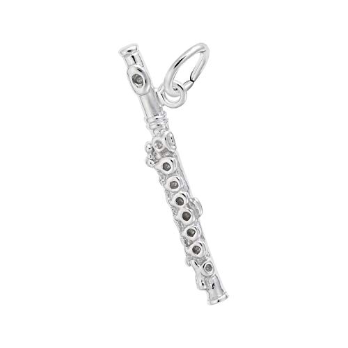 Sterling Silver Flute Charm