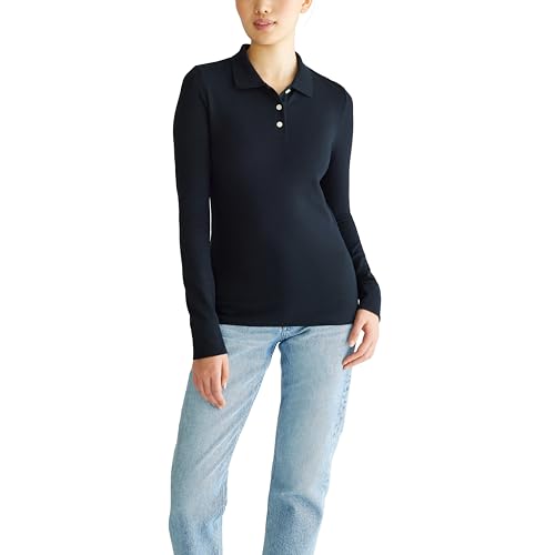 AEROPOSTALE Women's Aero Uniform Polo Long Sleeve