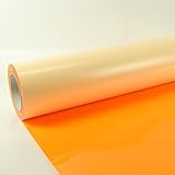 25,18?/m² 1m x 0,5m Poli-Flex Premium Folie Neon Orange 442 Flexfolie Buegelfolie Poli-Flex