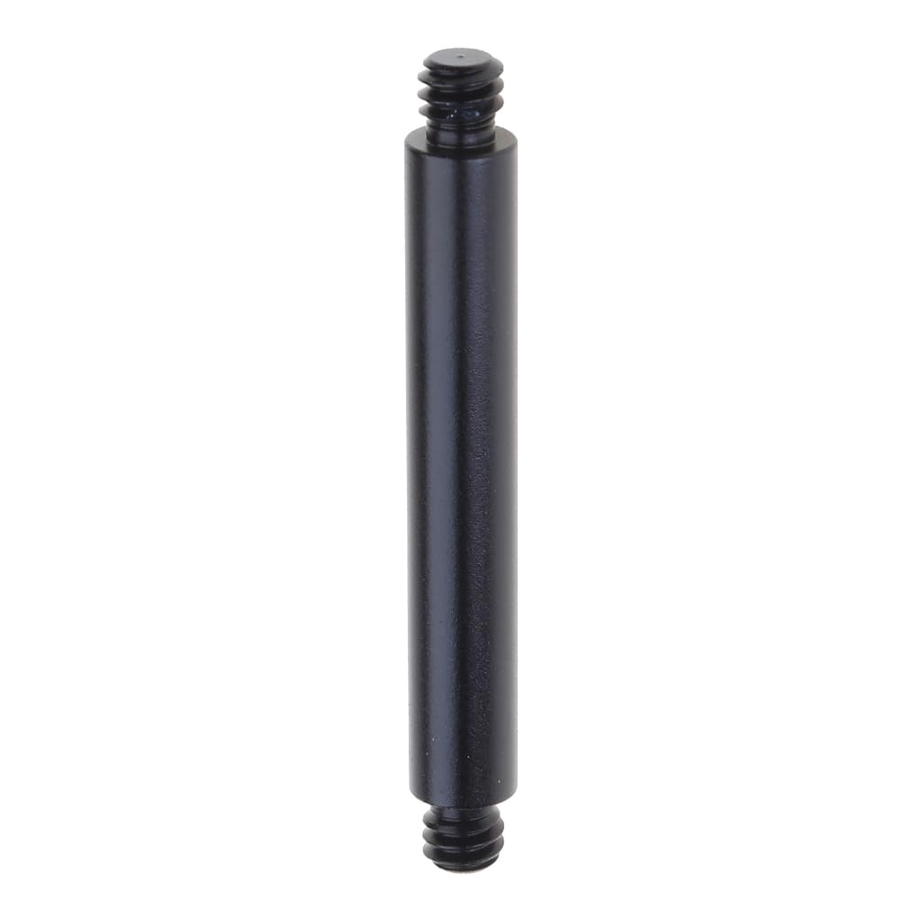 Elnwnnkc 1/4" Aluminum Tripods Mount Extended Rod Lamp Holder, 1/4'' Threaded Poles for DSLR Motion Camera