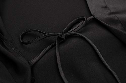 Women's Satin Kimono Robes Bridesmaid Wedding Robes Silky Bathrobes Summer Loungewear3