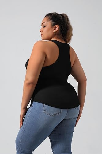 3-Pack Plus Size Women's Casual Sports Tank Top,Breathable and Soft, for Sports and Daily Life Wear,Yoga3