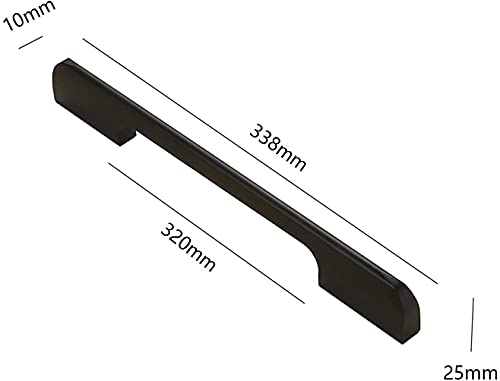 TOP-Vigor Kitchen Cabinet Door Handle Drawer Pull Handle T Bar Furniture Cupboard Handles Hole Centr 320mm - Image 2