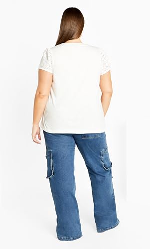 Image of City Chic Plus Size Top, Linny Top