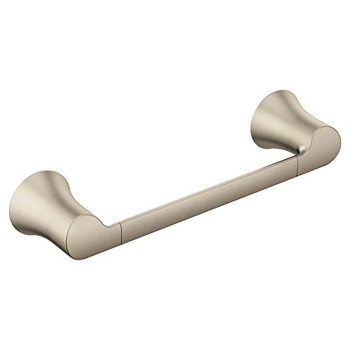 One-Day Sale: Up to 40% Off Moen YB0286BN Doux Collection Bathroom Hand Towel Bar, Brushed Nickel
