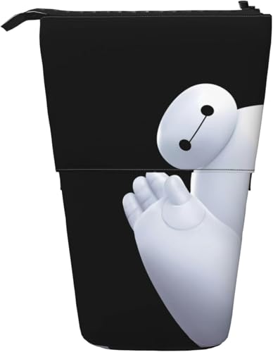 ベイマックス ペンケース 大容量 筆箱 多機能 おしゃれ レザー 革 ペンポーチ 男の子 女の子 子供 シンプル ツール 高校生 大学生 社会人用 中小学生