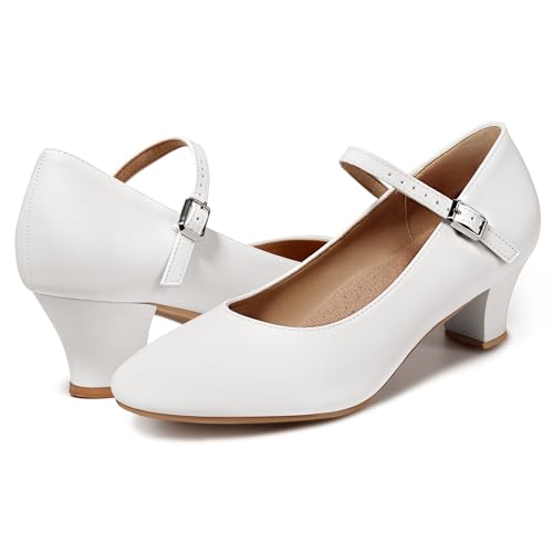 Image of Dynadans Women's Character Shoe Ankle Strap 1.5'' Latin Dance Shoes