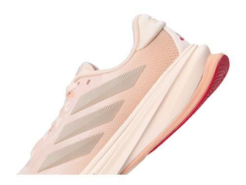 adidas, Womens, Supernova Rise 2 Running Shoes, Wonder Quartz/Champagne Metallic/Pure Ruby, 10.5, B - Medium