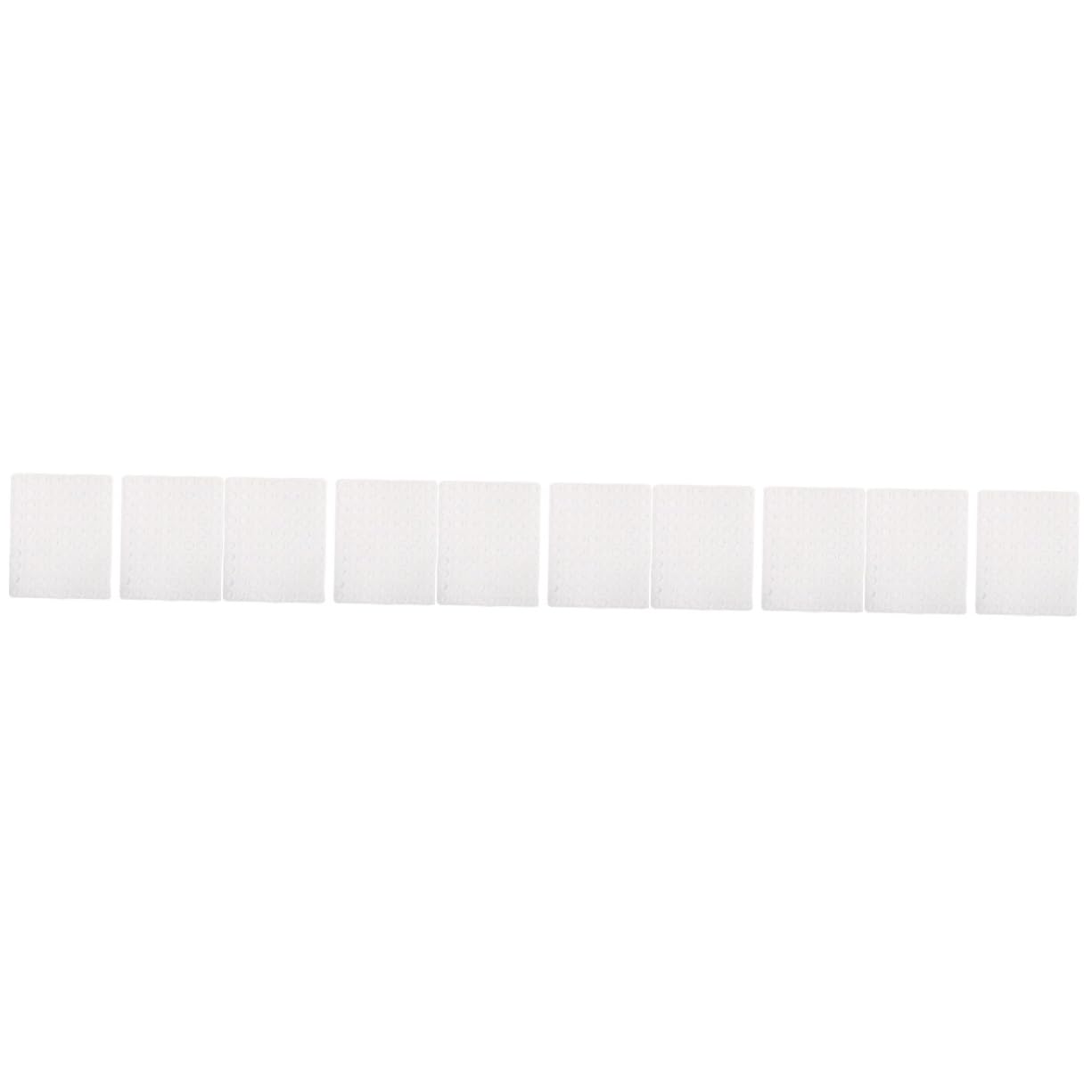 Operitacx 5 Set Particelle Colloidali Anti-collisione Paraurti Del Gabinetto Paracolpi Per Ante Dell'armadio Trasparenti Pad Per Armadietti Per Porte Silenziose Gel Di Silice 2 Fogli*5