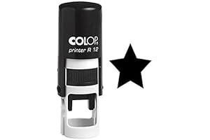 Mini Star Self Inking Rubber Stamp by Colop